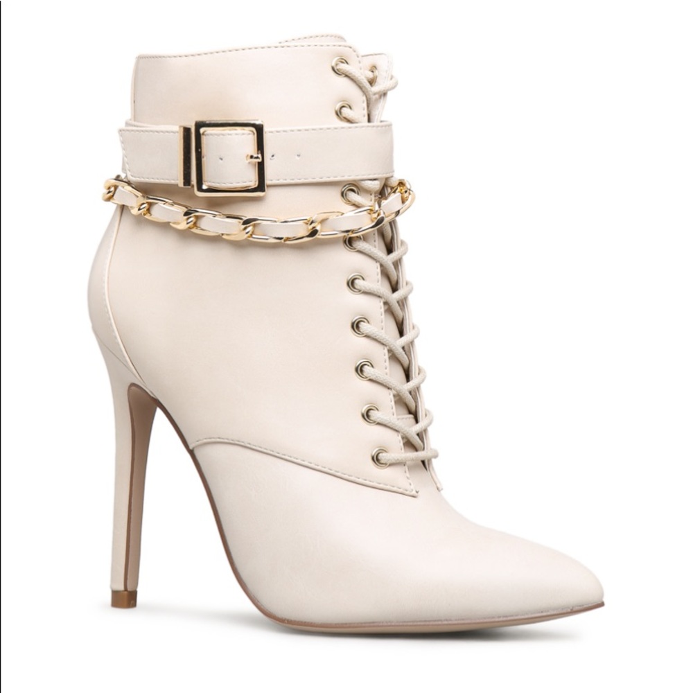 Ankle Chain High Heel Boots